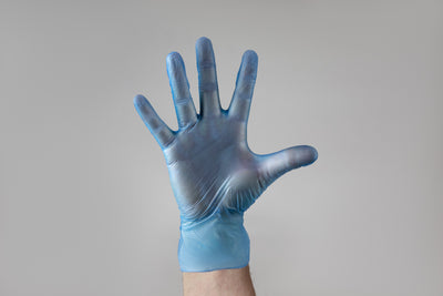 Powder free vinyl gloves