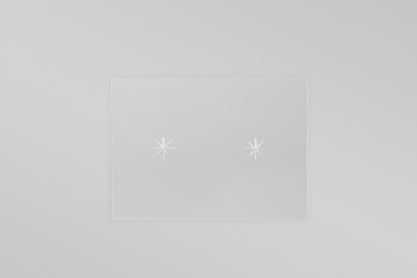 Clear Earring Display Cards