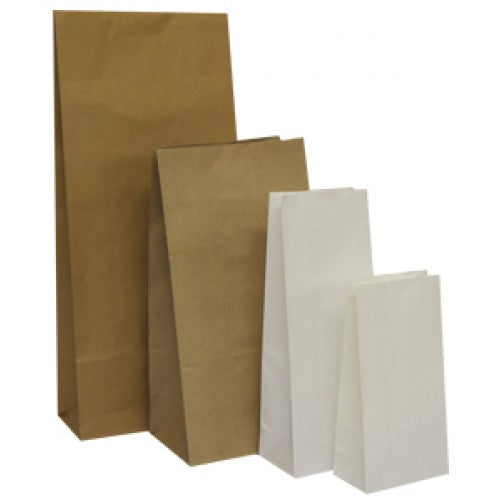 block bottom paper bags